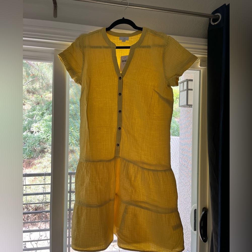 J.Jill yellow dress, size S